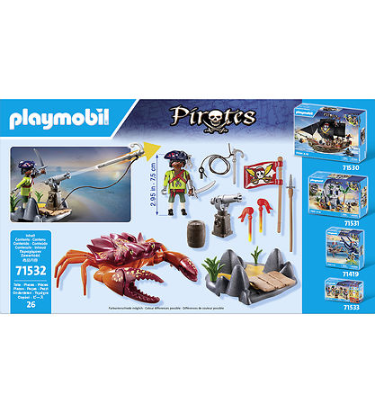 Playmobil Pirates - The fight against the Giant Crab - 71532 - 2