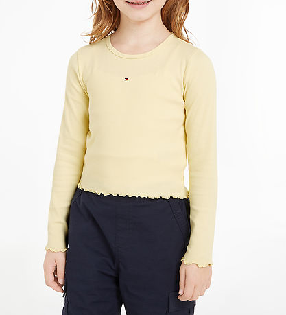 Tommy Hilfiger Blouse - Rib - Lemon Zest Tommy Hilfiger Blouse - Rib - Lemon Zest