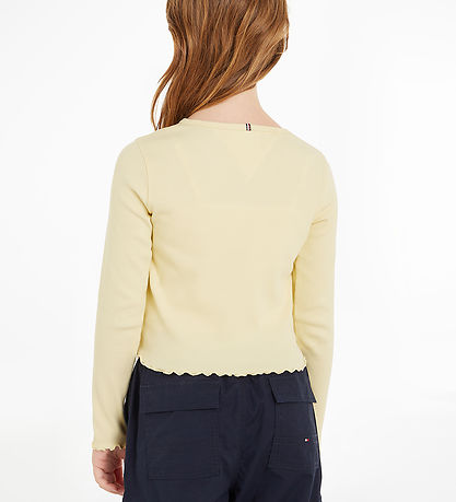 Tommy Hilfiger Blouse - Rib - Lemon Zest Tommy Hilfiger Blouse - Rib - Lemon Zest