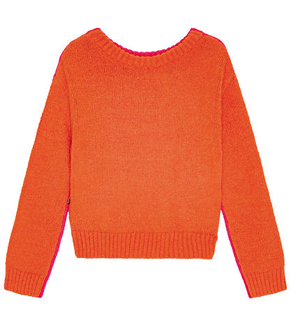 Molo Blouse - Knitted - Wool/Acrylic - Giada - Shocking Fiery/Or Molo Blouse - Knitted - Wool/Acrylic - Giada - Shocking Fiery/Or