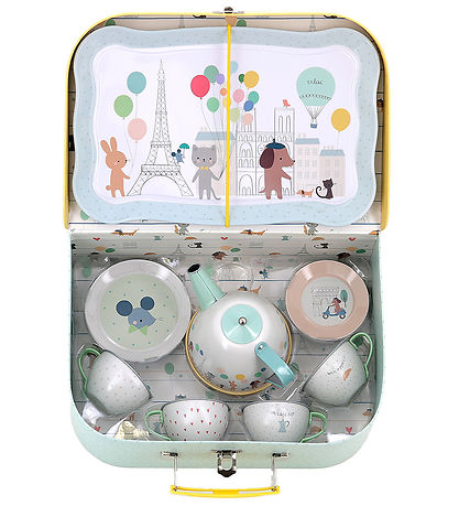 Vilac Tea Set w. Music - Metal - Paris