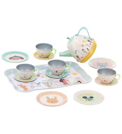 Vilac Tea Set w. Music - Metal - Paris