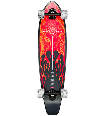 Skateboard Globe - 35'' - The All-Time - Flammes rouges Skateboard Globe - 35'' - The All-Time - Flammes rouges