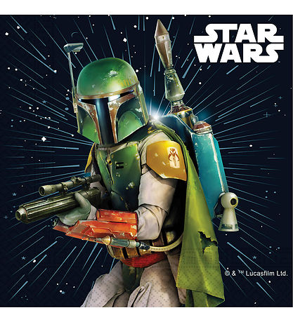 Decorata Party Servietter - 20-pakning - 33x33 cm - Star Wars Ga Decorata Party Servietter - 20-pakning - 33x33 cm - Star Wars Ga