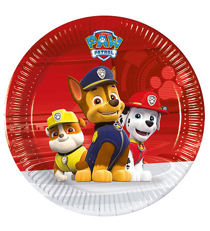 Decorata Party Paper plates - 8-Pack - 19.5 cm - Paw Patrol Read