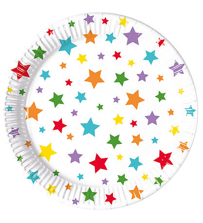Decorata Party Paper plates - 8-Pack - 19.5 cm - Multicolour Bri