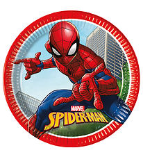 Decorata Party Paper plates - 8-Pack - 19.5 cm - Spider-Man Crim