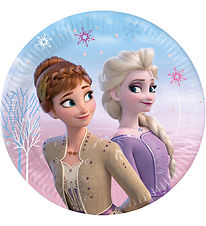 Decorata Party Paper plates - 8-Pack - 19.5 cm - Frozen II Wind