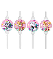 Paille Decorata Party - 4 Pack - Paw Patrol Skye Canard Everest