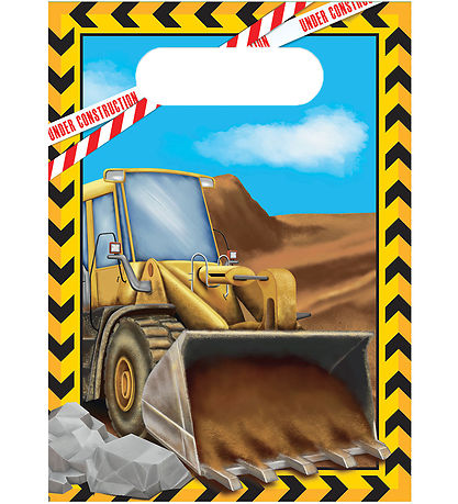 Decorata Party Snoepzakken - 4-pack - Construction