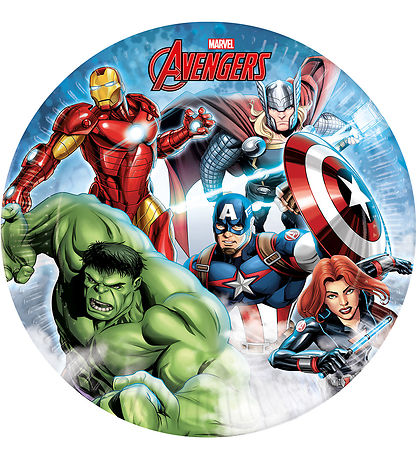 Decorata Party Paper plates - 8-Pack - 23 cm - Avengers Infinity