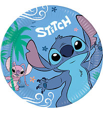 Decorata Party Paper plates - 8-Pack - 23 cm - Stitch & Angel