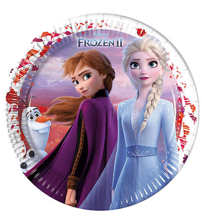 Decorata Party Paper plates - 8-Pack - 23 cm - Frozen II