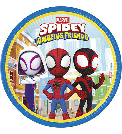 Decorata Party Pappteller - 8er-Pack - 23 cm - Spidey & His Amaz Decorata Party Pappteller - 8er-Pack - 23 cm - Spidey & His Amaz