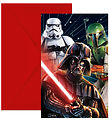 Decorata Party Invitations - 6-Pack - Star Wars Galaxy Decorata Party Invitations - 6-Pack - Star Wars Galaxy