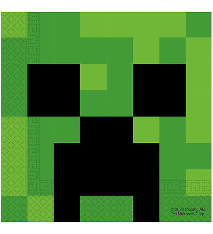 Decorata Party Servetten - 20-pack - 33x33 cm - Minecraft
