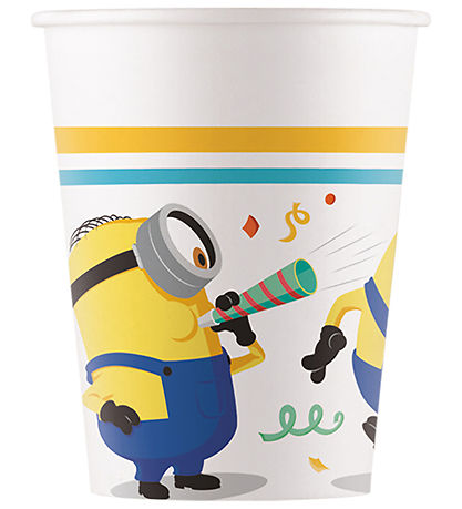 Decorata Party Pappkrus - 8-pack - 200 ml - Minions: Gs oppgang