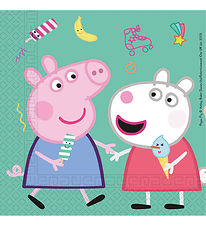Decorata Party Napkins - 20-pack - 33x33 cm - Peppa Pig Messy