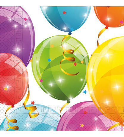 Decorata Party Servietten - 20er-Pack - 33x33 cm - Sparkling Bal