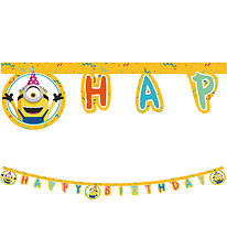 Happy Anniversaire Banner Decorata Party - Minions L'Ascension d