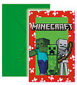Decorata Party Invitations - 6-Pack - Minecraft