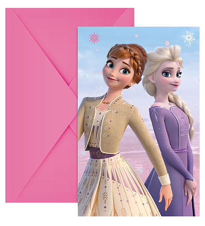 Decorata Party Invitasjoner - 6-pack - Frost II Vindånd
