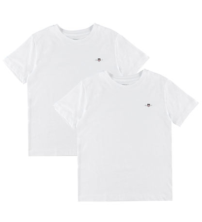 GANT T-shirt - 2-Pack - White
