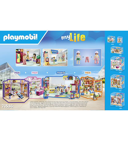 Playmobil My Life - Fashion store - 71534 - 76 Parts