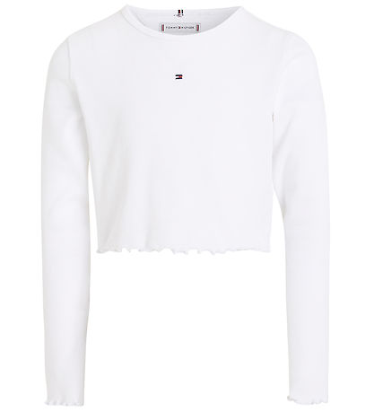 Tommy Hilfiger Blouse - Rib - Essential - White