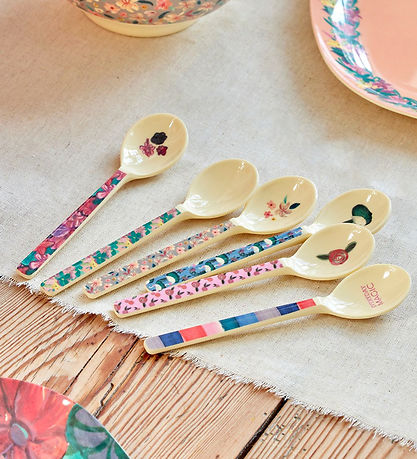 Rice Spoon - Melamine - Tea - Coral/Hilma Forever
