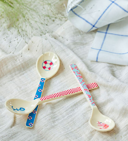 Rice Lepel - Melamine - Thee - M woestijnblauw/Lifeline