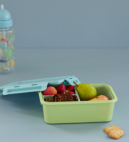 Rice Eväslaatikko - 3 huonetta - 1100 ml - valoisa Vihreä Rice Eväslaatikko - 3 huonetta - 1100 ml - valoisa Vihreä