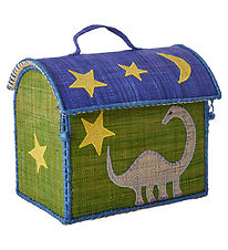 Rice Opbergmand - Extra Klein Raffia Huis - 24x17x22 cm - G