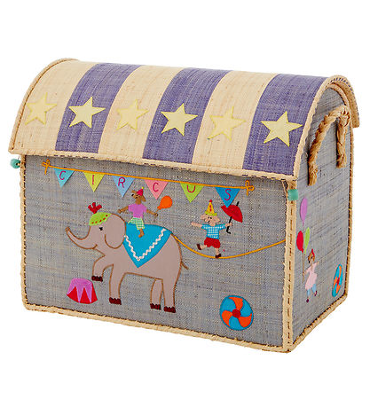 Rice Storage Baskets - Raffia - 3 pcs - 52/45/37 cm - Circus