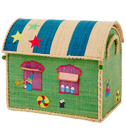 Rice Storage Baskets - Raffia - 3 pcs - 52/45/37 cm - Circus
