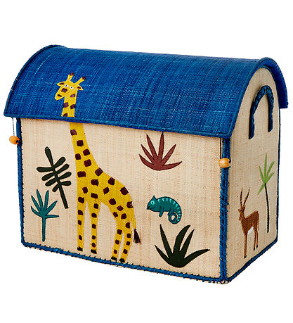 Rice Storage Baskets - Raffia - 3 pcs - 52/45/37 cm - Jungle Rice Storage Baskets - Raffia - 3 pcs - 52/45/37 cm - Jungle