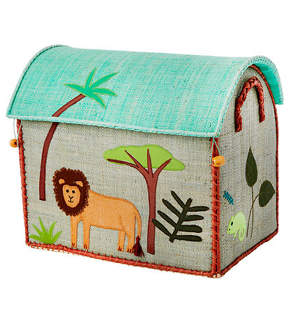 Rice Storage Baskets - Raffia - 3 pcs - 52/45/37 cm - Jungle Rice Storage Baskets - Raffia - 3 pcs - 52/45/37 cm - Jungle