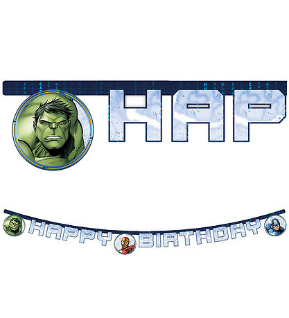 Decorata Party Happy Geburtstag Banner - Avengers Infinity Stone Decorata Party Happy Geburtstag Banner - Avengers Infinity Stone