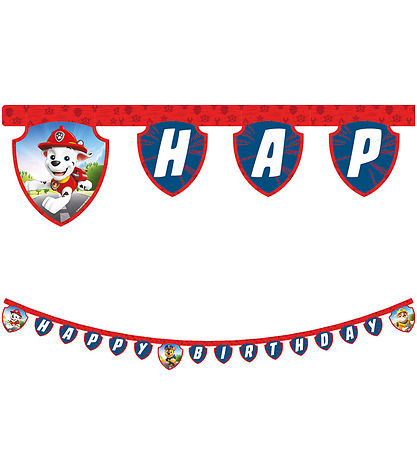 Decorata Party Happy Syntymäpäivä Banner - Ryhmä Hau Pelastussan