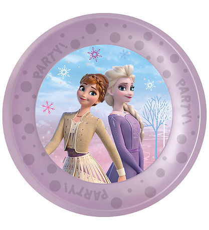 Decorata Party Kunststoffteller - 4er-Pack - 21 cm - Frozen II W
