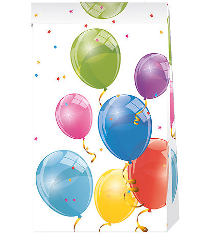 Decorata Party Süßigkeitentüten - 4er-Pack - Glitzernde Luftball
