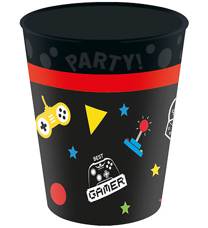 Decorata Party Plastic cups - 4-Pack - 250 mL - Gaming Party Decorata Party Plastic cups - 4-Pack - 250 mL - Gaming Party