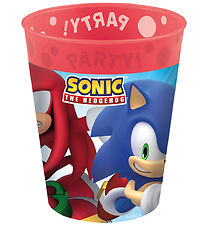 Decorata Party Plastic bekers - 4-pack - 250 ml - Sonic Speed