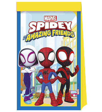 Decorata Party Godteriposer - 4-pack - Spidey And Hans fantastis