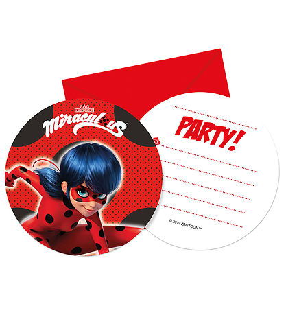 Decorata Party Uitnodigingen - 6-pack - Wonderbaarlijke Lievehee