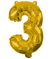 Decorata Party Foil balloon - 85 cm - No 3 - Gold