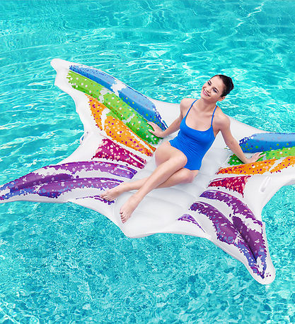 Bestway Pool Mattress - 294x193 cm - Rainbow Bow Tie
