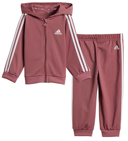 adidas Performance Tracksuit - I 3S Shiny TS - Pink adidas Performance Tracksuit - I 3S Shiny TS - Pink