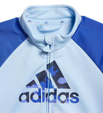adidas Performance Íþróttagalli - I Camo TS - Blár