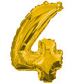 Decorata Party Foil balloon - 85 cm - No 4 - Gold